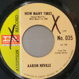 AARON NEVILLE OVER YOU HOW MANY TIMES IMPERIAL NO. 035 PROMO