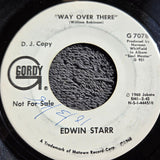 EDWIN STARR WAY OVER THERE WHITE LABEL PROMO MOTOWN GORDY G7078 DJ COPY WLP