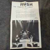 RUSH TEMPLES OF SYYRINX 2112 BAND II PROMO SHEET MAKING MEMORIES MERCURY 73912