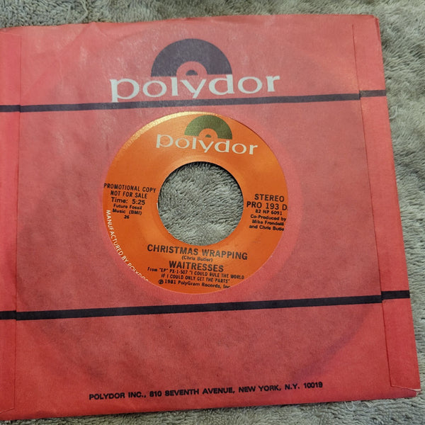 WAITRESSES CHRISTMAS WRAPPING PROMO POLYDOR PRO 193 DJ