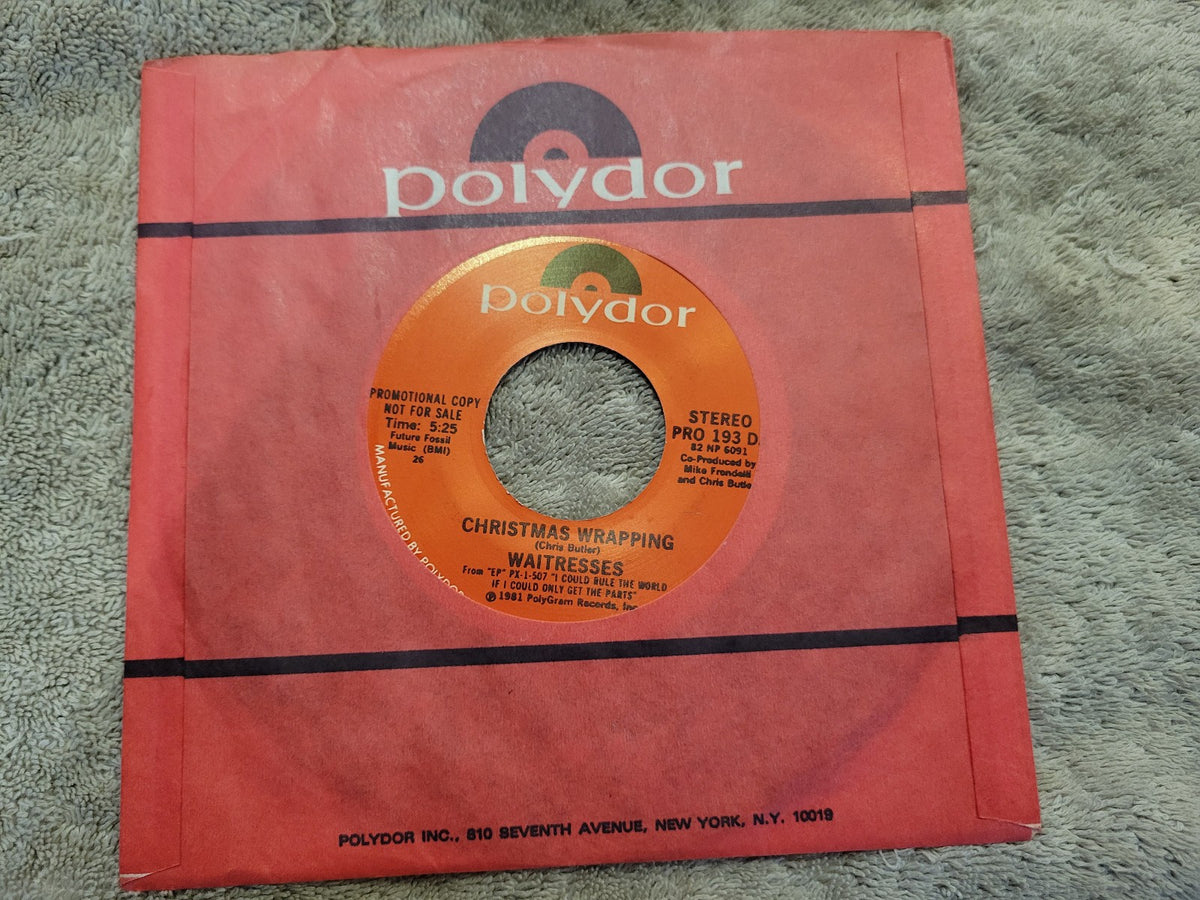 WAITRESSES CHRISTMAS WRAPPING PROMO POLYDOR PRO 193 DJ