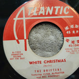 DRIFTERS WHITE CHRISTMAS WHITE LABEL PROMO BELLS OF ST. MARY'S ATLANTIC 45-1048
