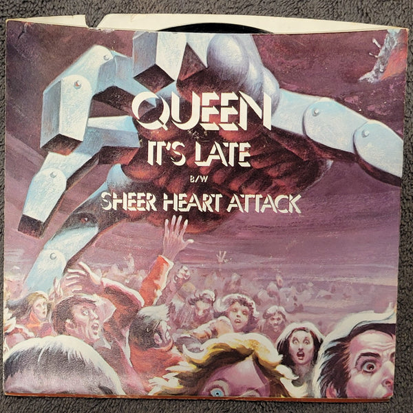 QUEEN ITS LATE  WHITE LABEL PROMO ELEKTRA E-45478 WLP SHORT & LONG VERSION WLP