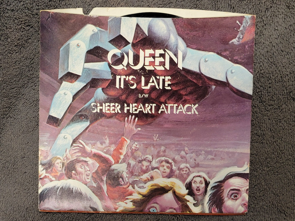 QUEEN ITS LATE  WHITE LABEL PROMO ELEKTRA E-45478 WLP SHORT & LONG VERSION WLP