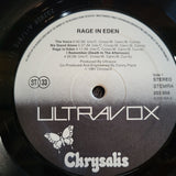 ULTRAVOX RAGE IN EDEN GERMAN IMPORT WEST GERMANY MIDGE URE VISAGE