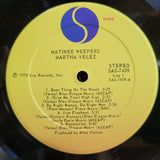 MARTHA VELEZ MATINEE WEEPERS