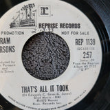 GRAM PARSONS SHE WHITE LABEL PROMO THAT'S ALL IT TOOK REPRISE REP 1139 BYRDS
