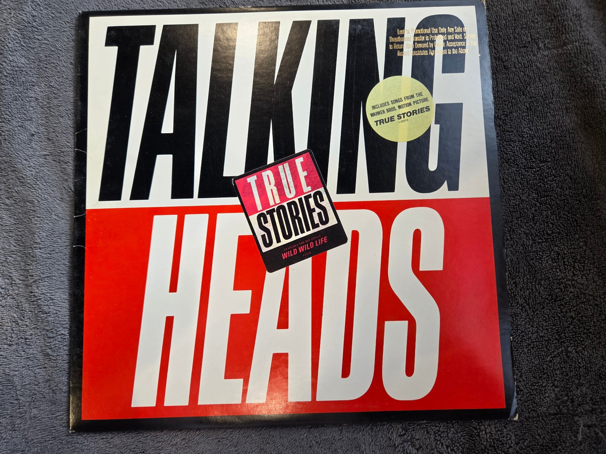 TALKING HEADS TRUE STORIES INNER SLEEVE PROMO DAVID BYRNE TOM TOM CLUB