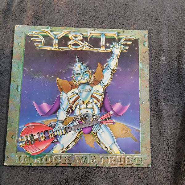 Y&T IN ROCK WE TRUST W/ INNER SLEEVE