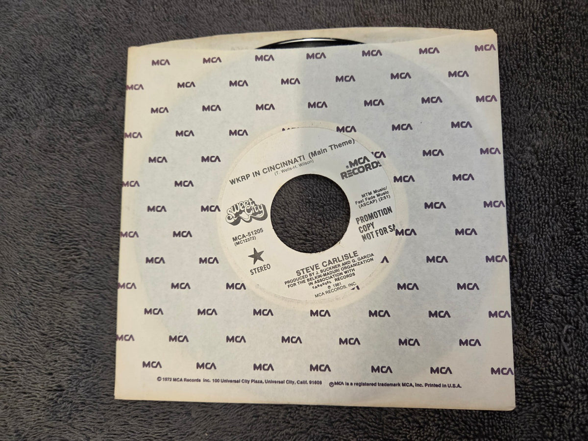 STEVE CARLISLE WKRP IN CINCINNATI MAIN THEME WHITE LABEL PROMO