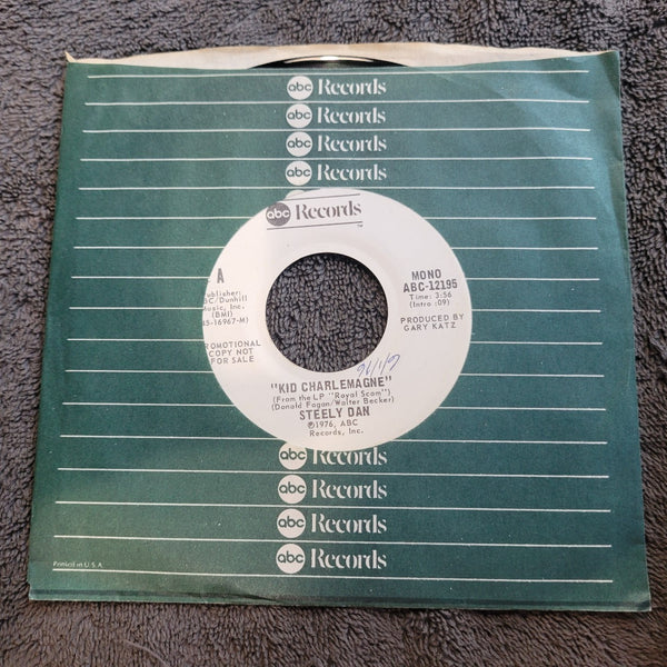 STEELY DAN KID CHARLEMAGNE WHITE LABEL PROMO MONO ABC-12195