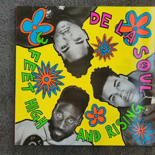 DE LA SOUL 3 FEET HIGH AND RISING PINK YELLOW VINYL