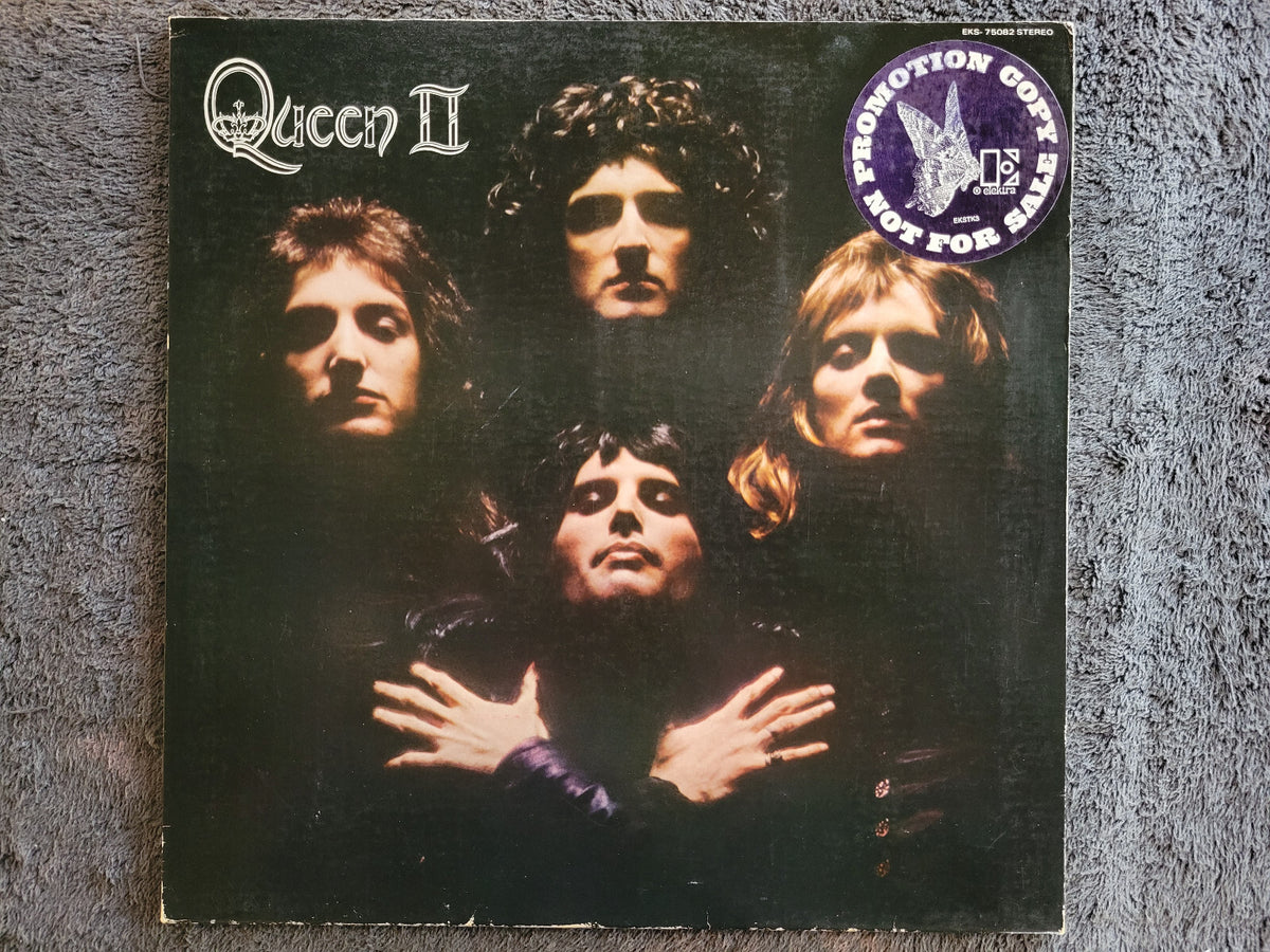 QUEEN II WLP TWO 2 WHITE LABEL PROMO GATEFOLD LYRIC SLEEVE