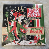 BRIAN SETZER ORCHESTRA ROCKIN RUDOLPH GREEN VINYL STRAY CATS