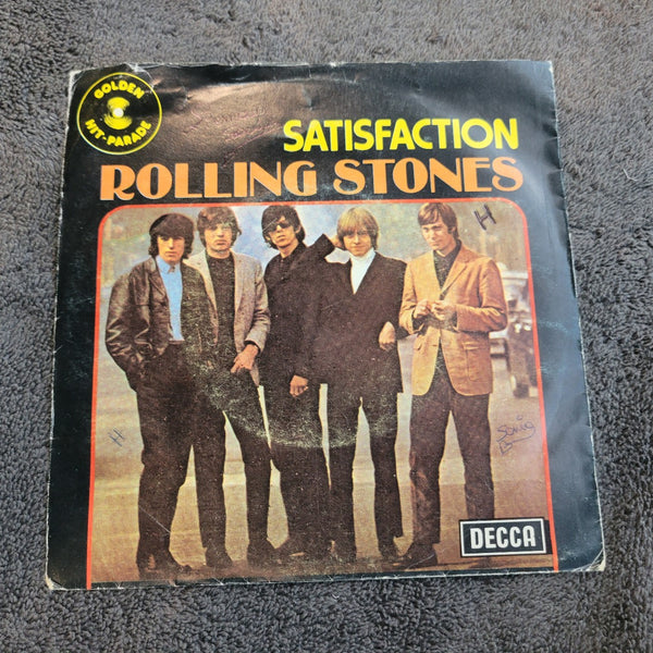 ROLLING STONES SATISFACTION PICTURE SLEEVE IMPORT BELGIUM THE SPIDER AND THE FLY