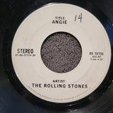 ROLLING STONES ANGIE TEST PRESSING WLP WHITE LABEL PROMO RS 19105 TP WLP