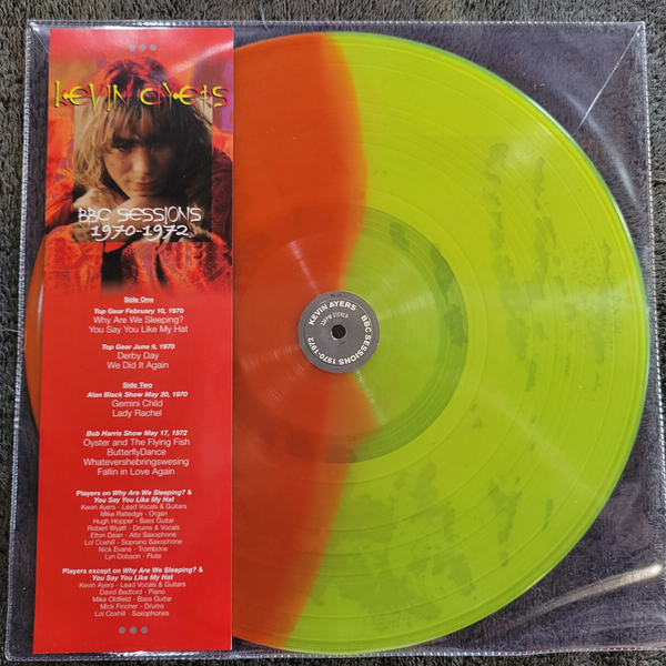 KEVIN AYERS BBC SESSIONS 1970-1972  YELLOW RED SPLATTER VINYL NEW SOFT MACHINE