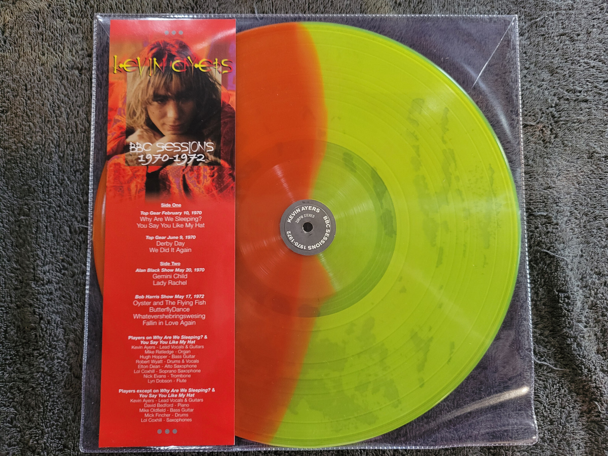 KEVIN AYERS BBC SESSIONS 1970-1972  YELLOW RED SPLATTER VINYL NEW SOFT MACHINE
