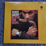 BUNKY GREEN PLAYIN' FOR KEEPS CADET