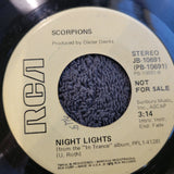 SCORPIONS IN TRANCE NIGHT LIGHTS PROMO RCA JB-10691
