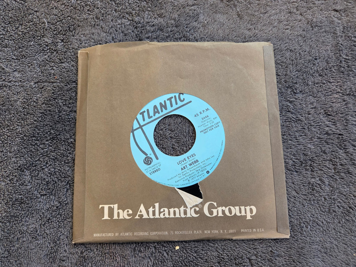 ART WEBB LOVE EYES PROMO YOU CAN'T HIDE LOVE ATLANTIC 3446