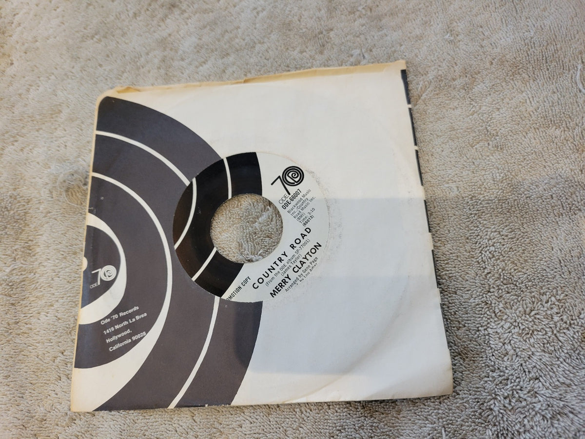 MERRY CLAYTON COUNTRY ROAD ODE WHITE LABEL PROMO FORGET IT I GOT IT ODE-66007