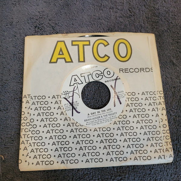 BRIAN AUGER & THE TRINITY A DAY IN THE LIFE BUMPIN' ON SUNSET ATCO 45-6656 WLP
