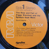 DAVID BOWIE ZIGGY STARDUST AND THE SPIDERS FROM MARS FIRST PRESSING DYNAFLEX