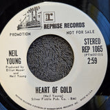 NEIL YOUNG HEART OF GOLD WHITE LABEL PROMO MONO REPRISE REP 1065