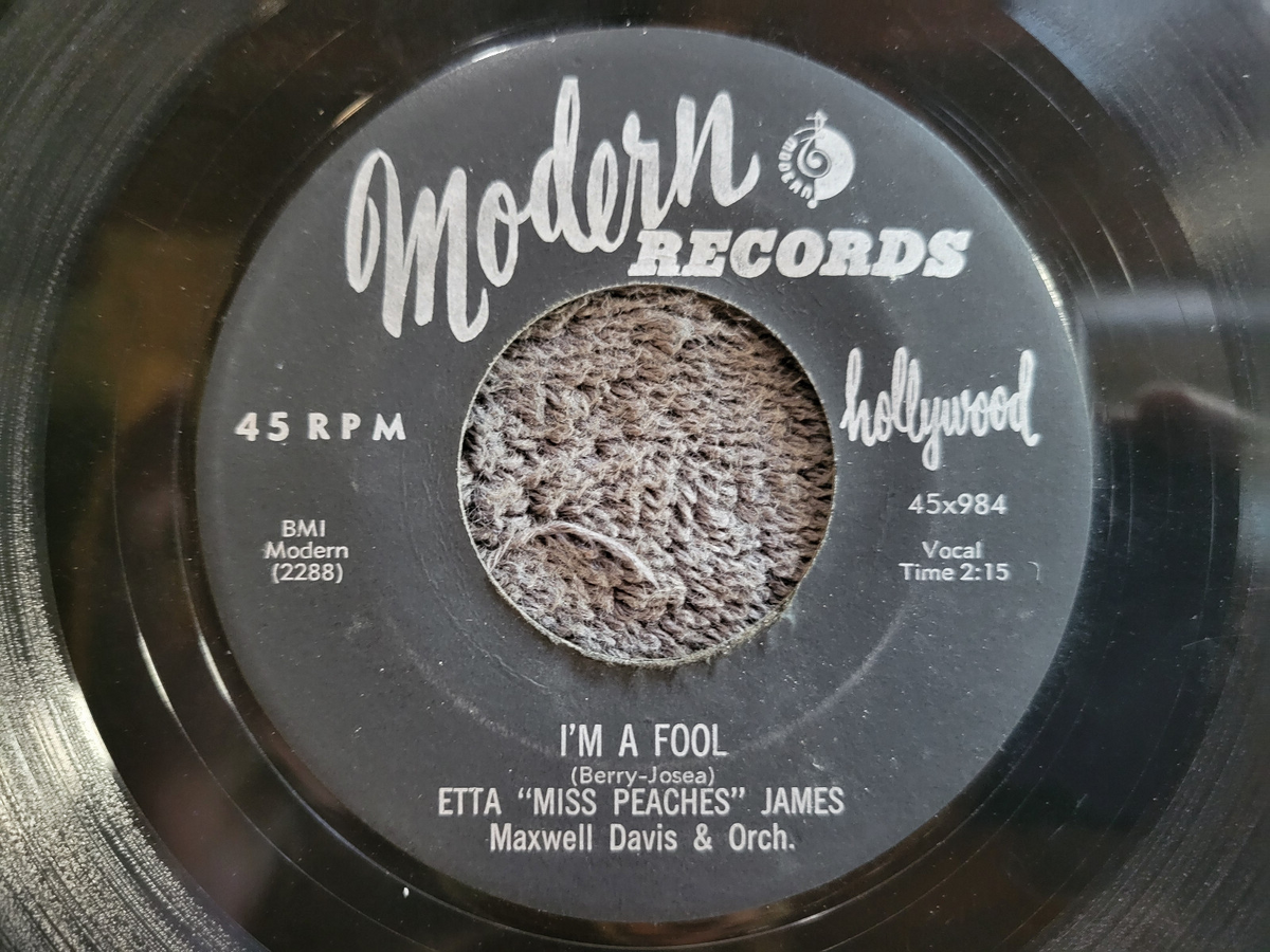 ETTA JAMES I'M A FOOL NUMBER ONE MODERN RECORDS