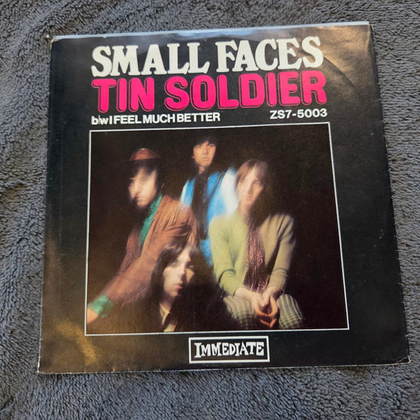 SMALL FACES TIN SOLDIER PINK FONT SLEEVE I FEEL MUCH BETTER IMMEDIATE ZS 5003