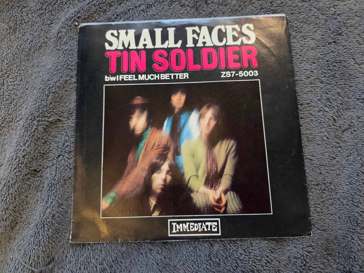SMALL FACES TIN SOLDIER PINK FONT SLEEVE I FEEL MUCH BETTER IMMEDIATE ZS 5003