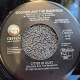 SIOUXSIE AND THE BANSHEES CITIES IN DUST PICTURE SLEEVE PROMO GEFFEN 7-28813