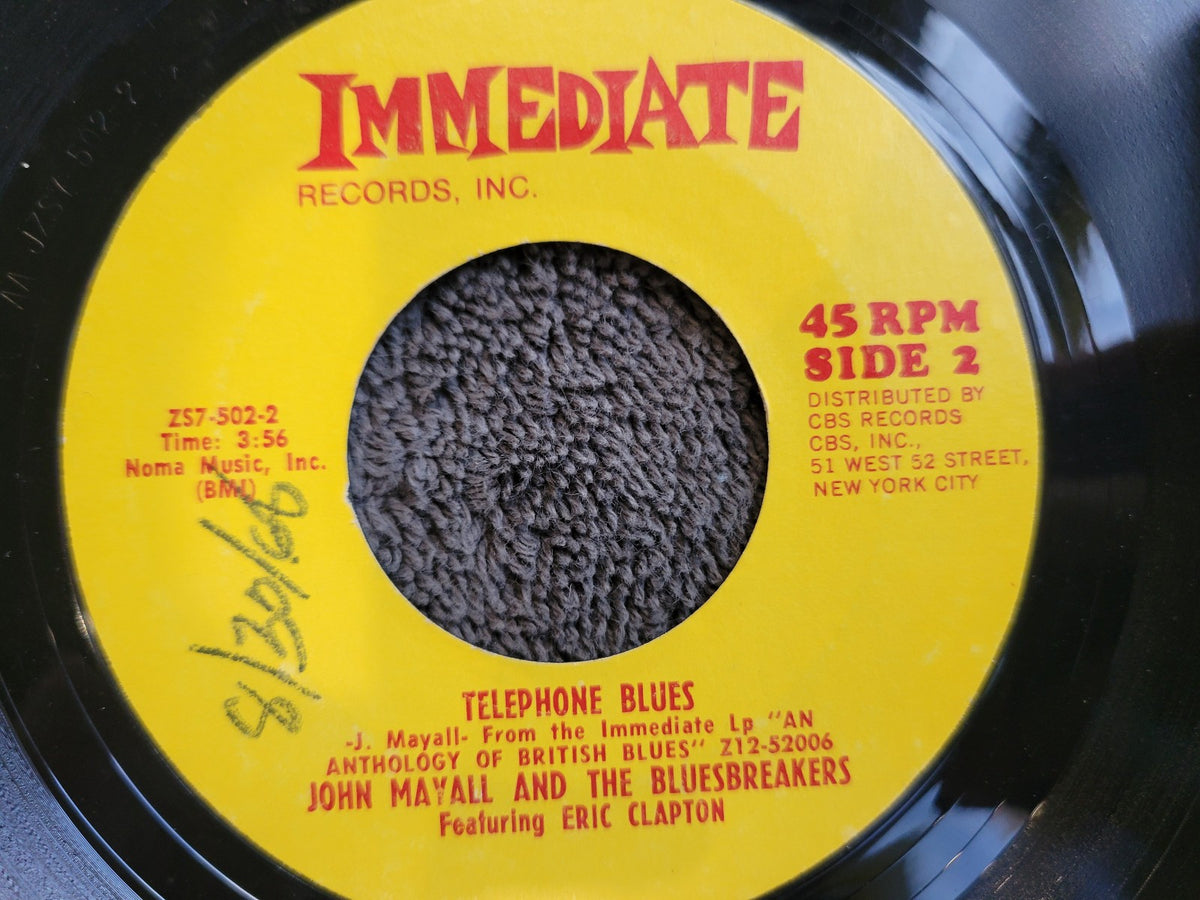 JOHN MAYALL AND THE BLUESBRAKERS FEATURING ERIC CLAPTON TELEPHONE BLUES