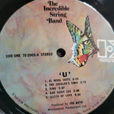 THE INCREDIBLE STRING BAND U W INSERT