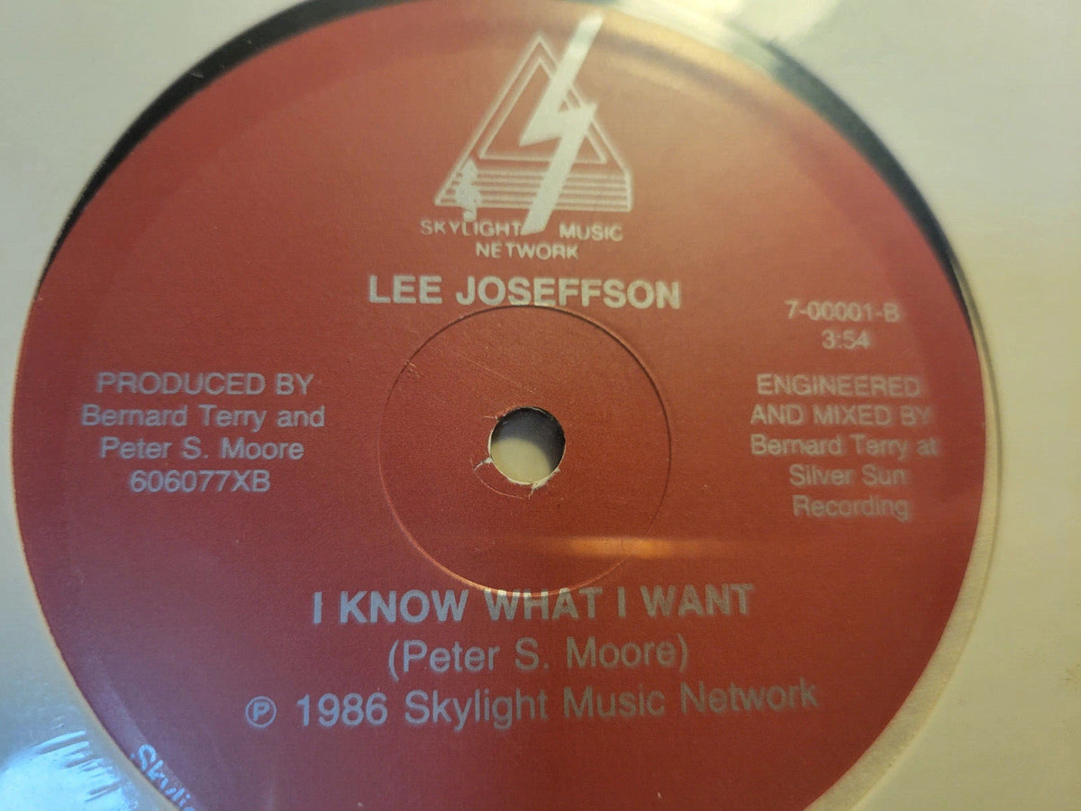 LEE JOSEFFSON I KNOW WHAT I WANT 12" NEW