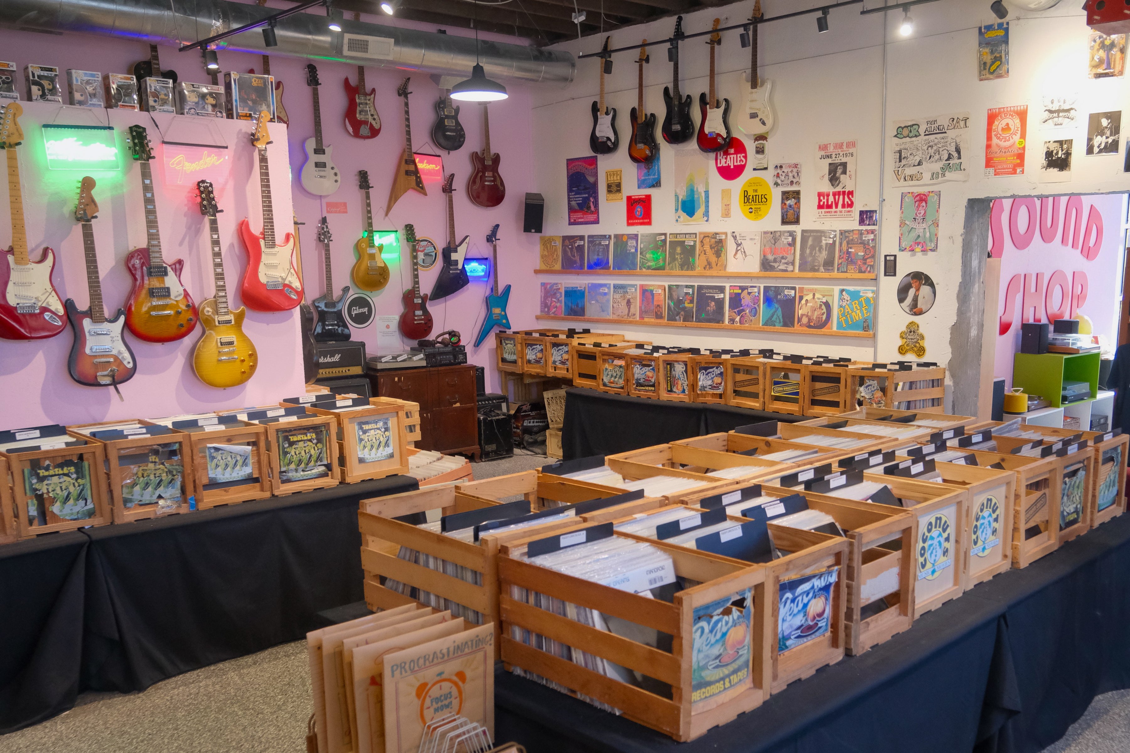 Record Loft ATL store interior